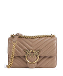 Pinko Love One Mini Bolso de hombro biscotto zenzero/antique gold