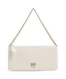 Pinko Flat Horizontal Bolso de hombro bianco seta/antique gold