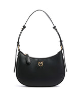 Pinko Half Moon Mini Bolso de hombro nero
