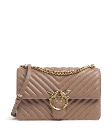 Pinko Love One Classic Bolso de hombro biscotto zenzero