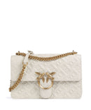 Pinko Love One Classic Bolso de hombro bianco seta/antique gold