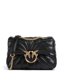 Pinko Love Puff Mini Bolso de hombro nero/antique gold