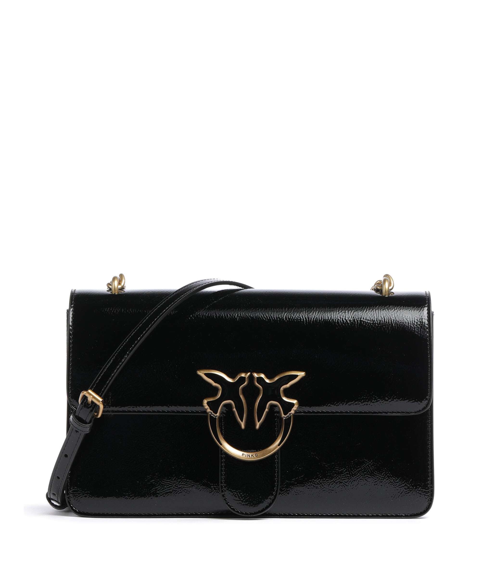 Pinko Love One Classic Crossbody bag nero/antique gold