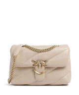 Pinko Love Puff Classic Bolso de hombro beige/grigio fumo/antique gold
