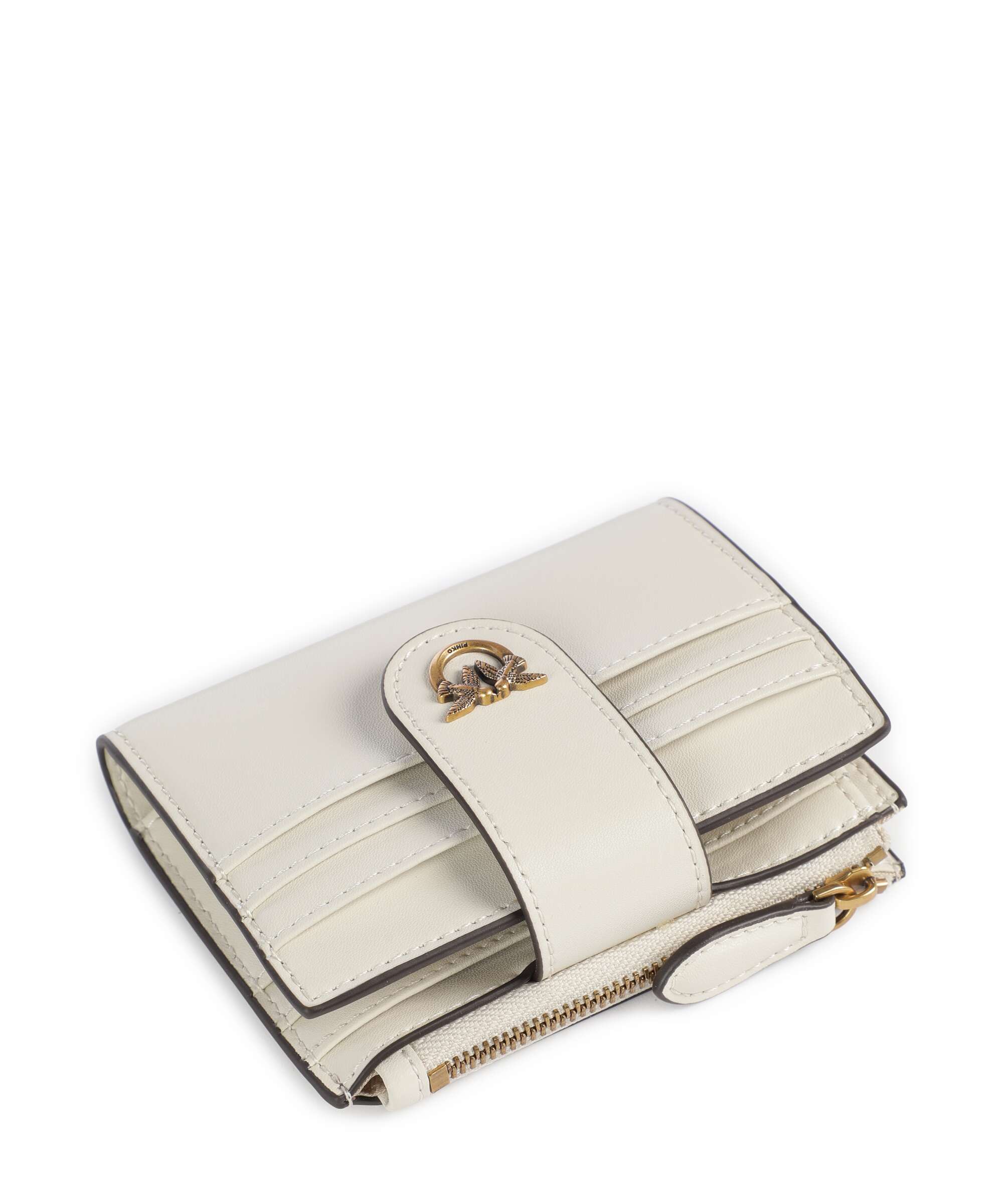 Pinko Wallet bianco seta/antique gold