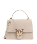 Pinko Love One Classic Bolso de mano beige/grigio fumo/antique gold