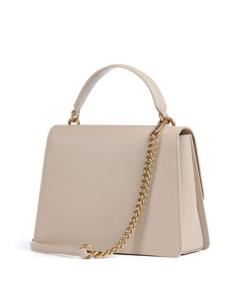 Pinko Love One Classic Handbag beige/grigio fumo/antique gold