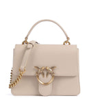 Pinko Love One Mini Bandolera beige/grigio fumo/antique gold
