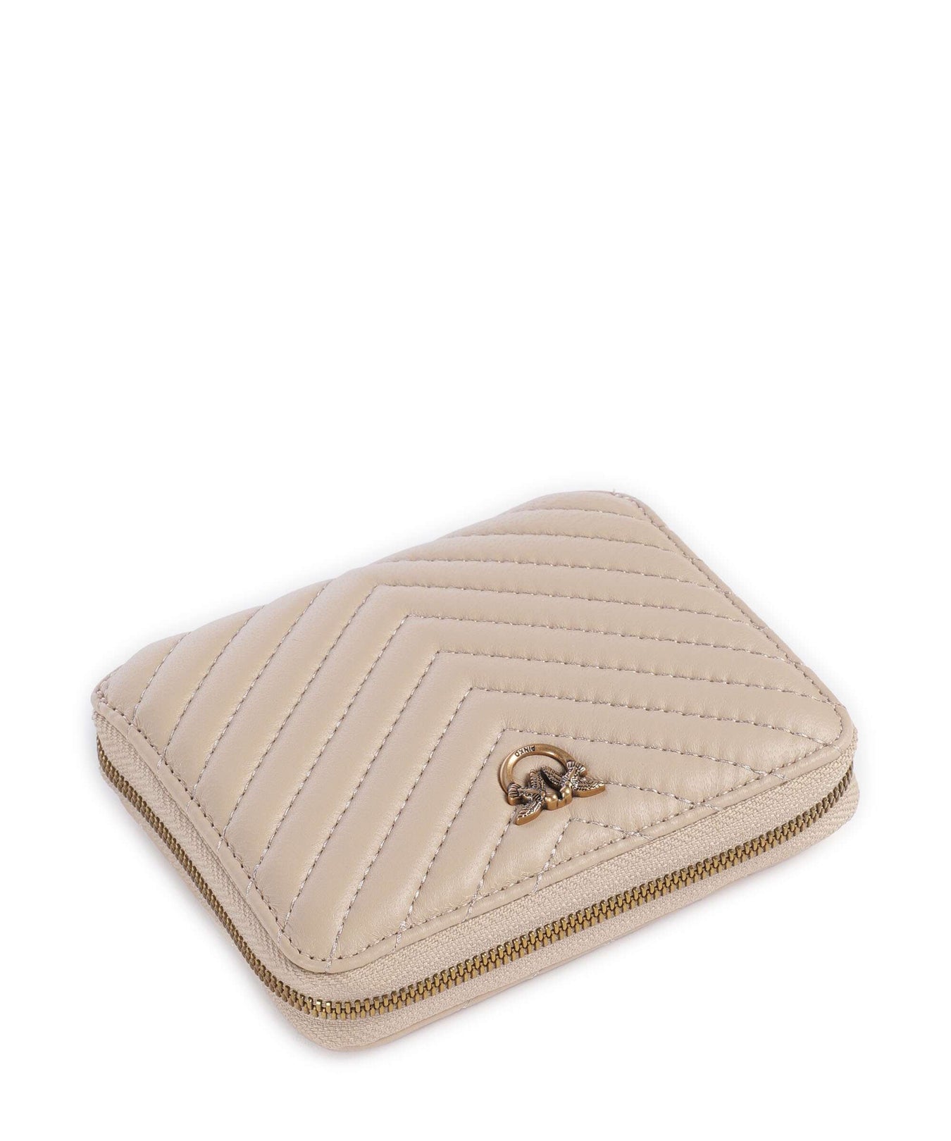 Pinko Taylor Wallet beige/grigio fumo/antique gold