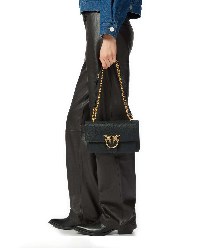 Pinko Love Soft Mini Shoulder bag nero/antique gold