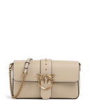 Pinko Love One Classic Slouchy Bolso de hombro beige/grigio fumo/antique gold
