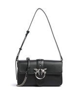 Pinko Love One Classic Slouchy Bolso de hombro nero/old silver