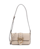 Pinko Love One Mini Slouchy Bolso de hombro beige/grigio fumo/antique gold