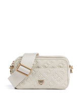 Pinko Mini Bandolera bianco seta/antique gold