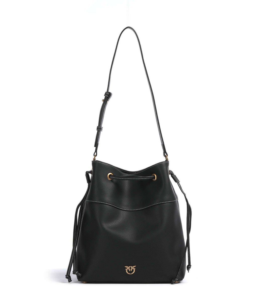 Pinko Secchiello Mini Bucket bag nero/antique gold