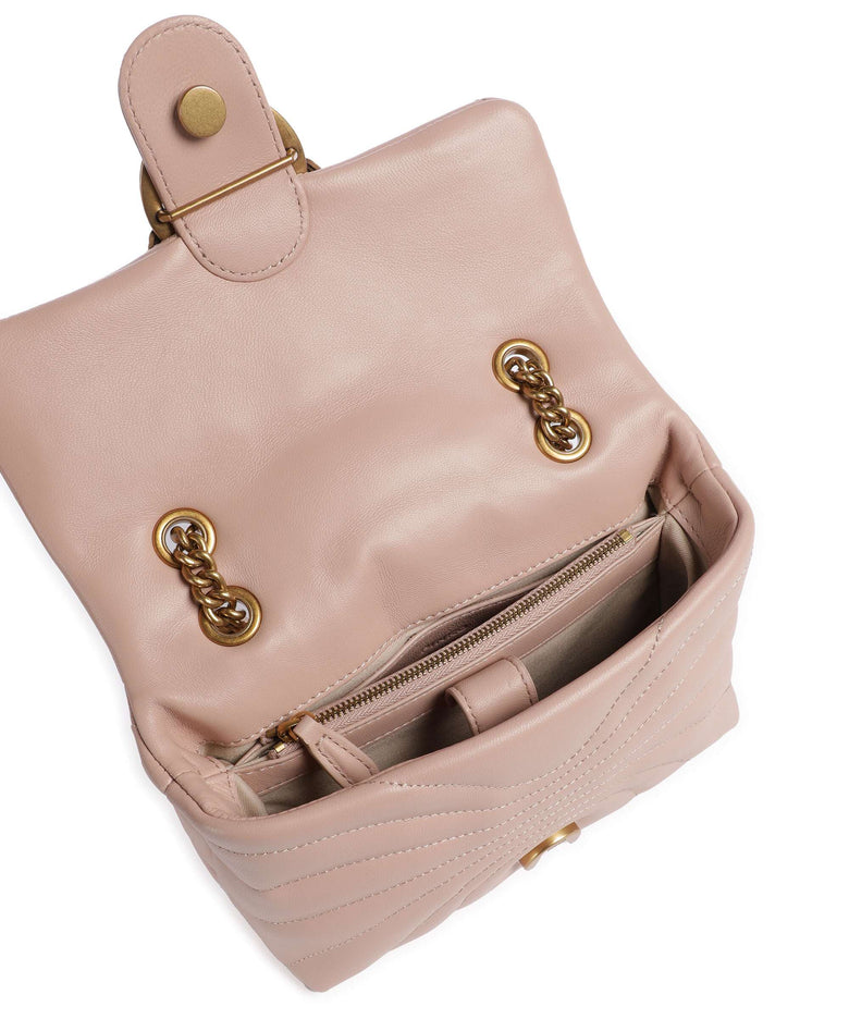 Pinko Love Puff Mini Shoulder bag cipria/antique gold