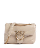 Pinko Love Puff Baby Bolso de hombro beige/grigio fumo/antique gold