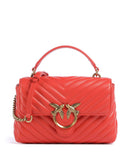 Pinko Love Lady Puff Mini Bolso de mano rosso mandarino/antique gold