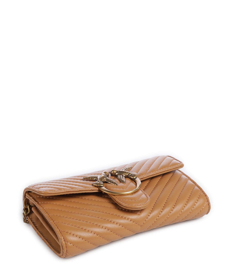 Pinko Love One Wallet torrone/antique gold