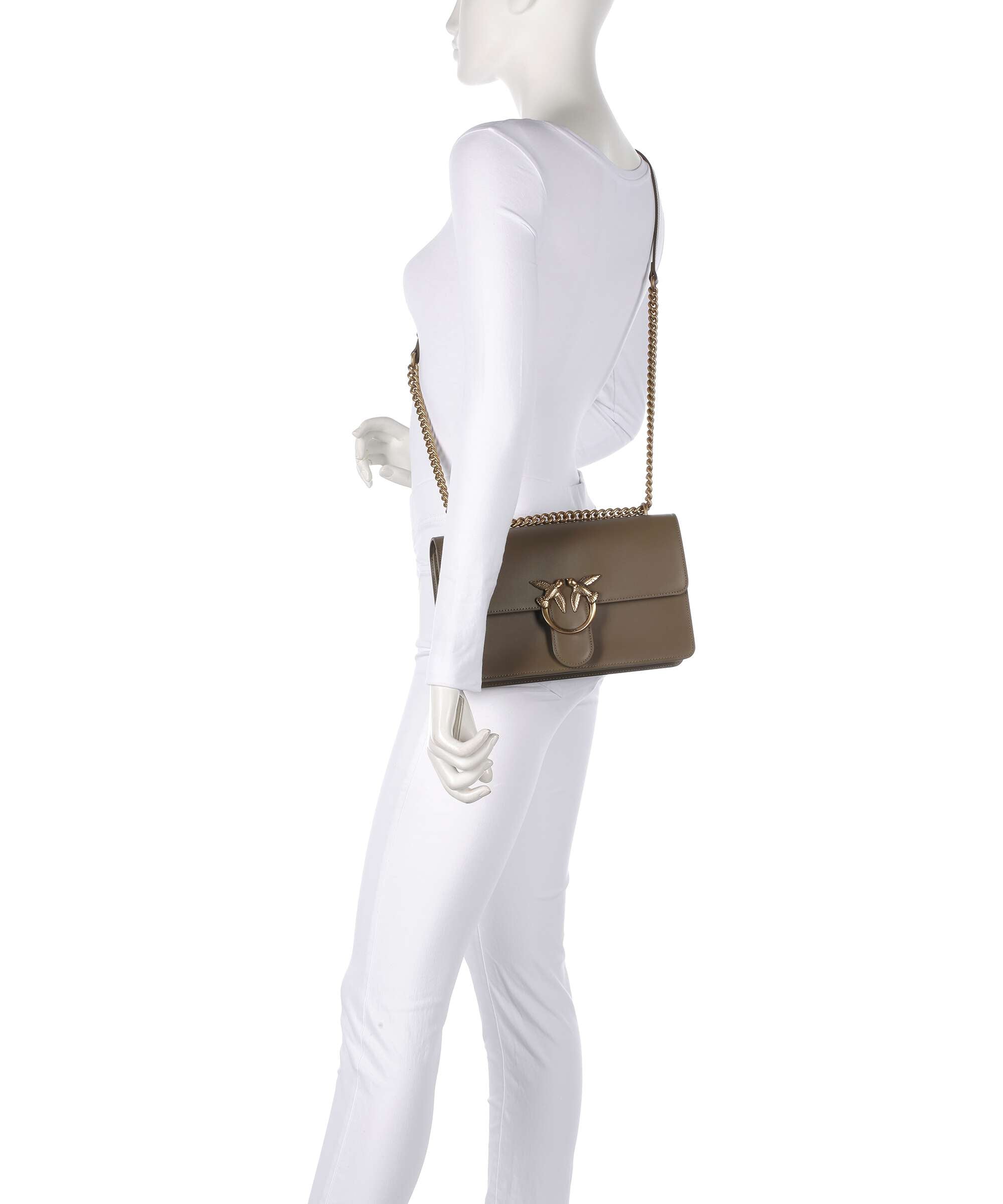 Pinko Love One Classic Shoulder bag scricciolo/antique gold