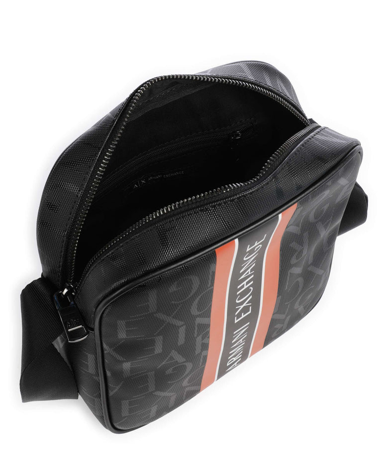 Armani Exchange Crossbody bag black/orange 