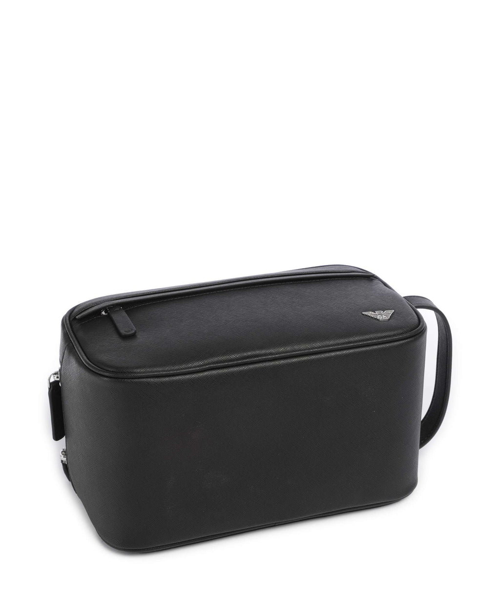 Emporio Armani Business Regenerated Toiletry bag black
