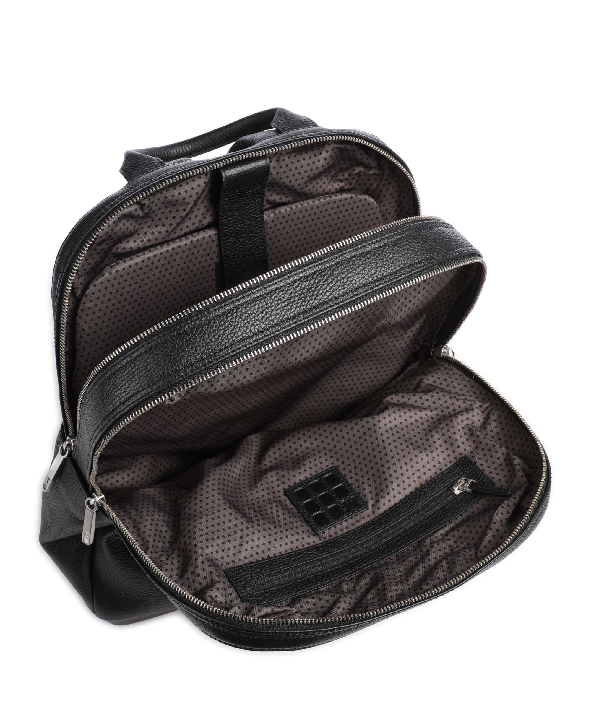 Moleskine Classic Leather Backpack schwarz