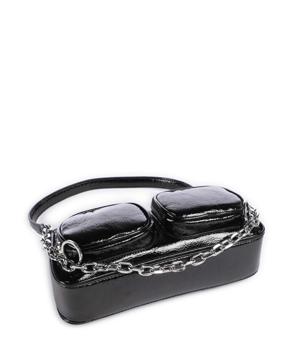 Replay Shoulder bag shiny black
