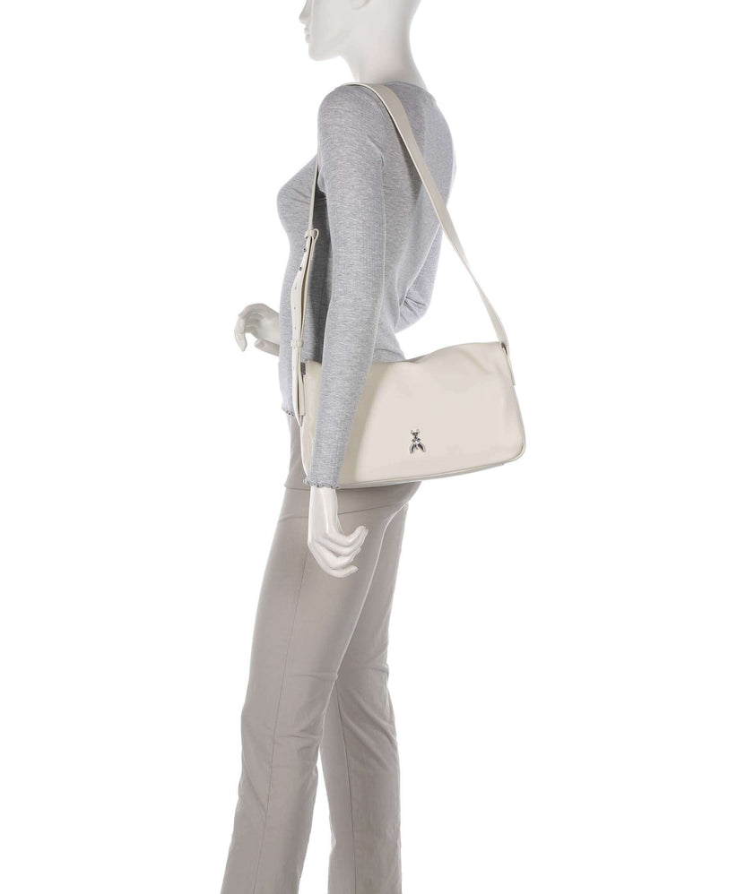 Patrizia Pepe Reverse Crossbody bag offwhite