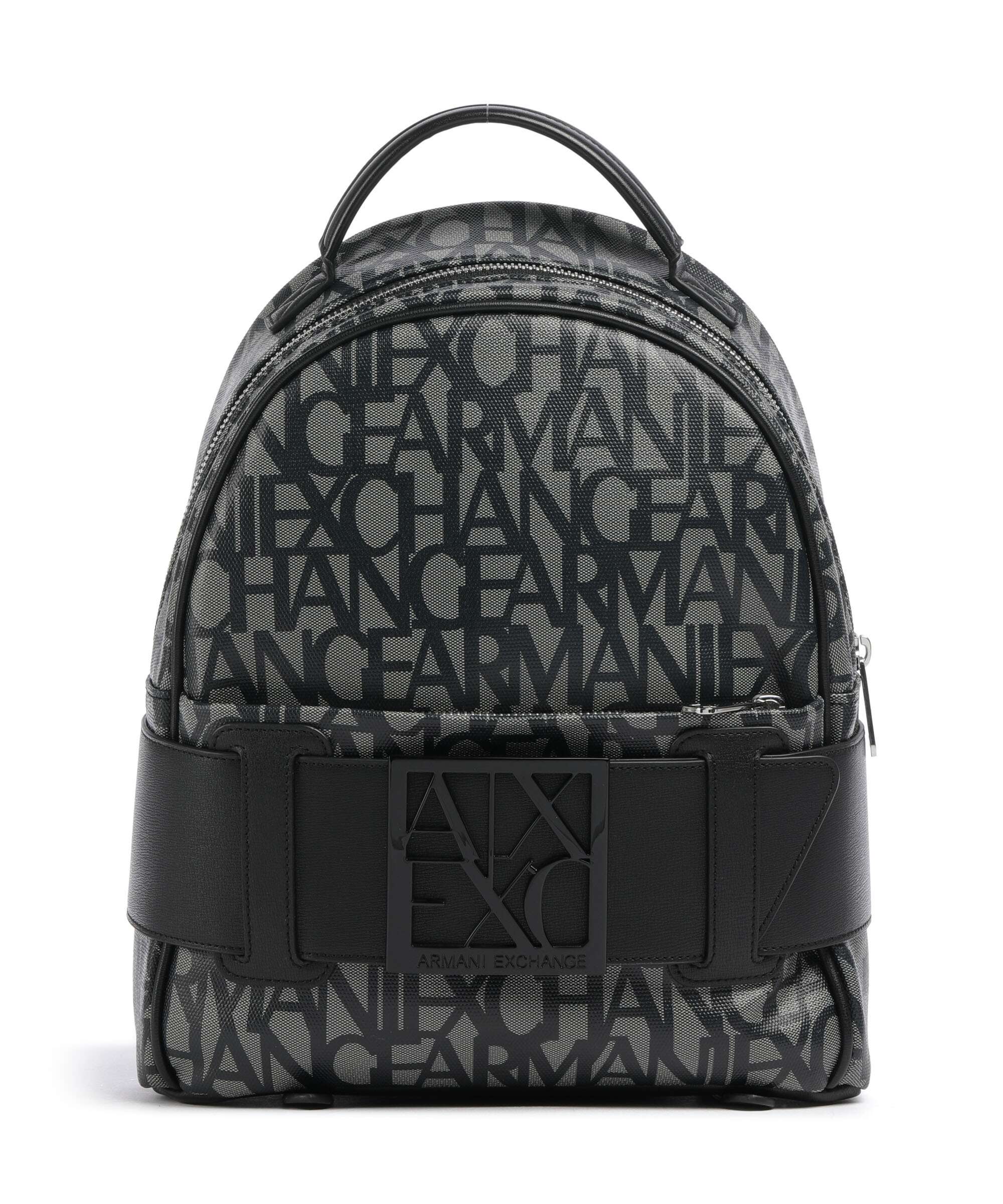 Armani Exchange Susy Backpack beige/navy stripes