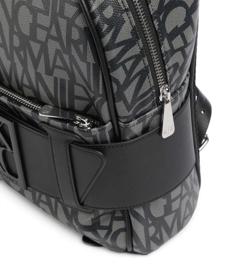 Armani Exchange Susie Backpack beige/navy stripes