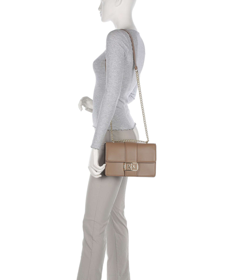Armani Exchange Jodie M Shoulder bag dark pisco