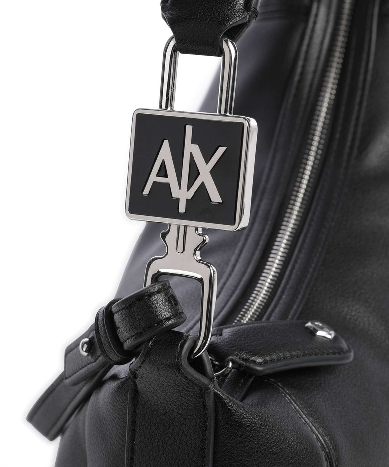 Armani Exchange Audrey M Hobo bag black