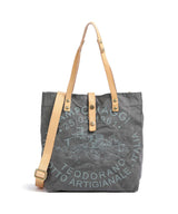 Campomaggi Bolsa shopping grey/natural/peacock