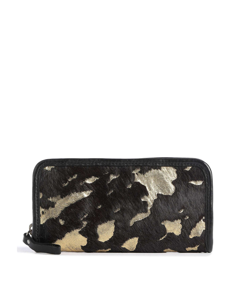 Campomaggi Wallet cioccolato/oro/nero
