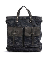 Campomaggi Bolso mochila camouflage blue/dark grey