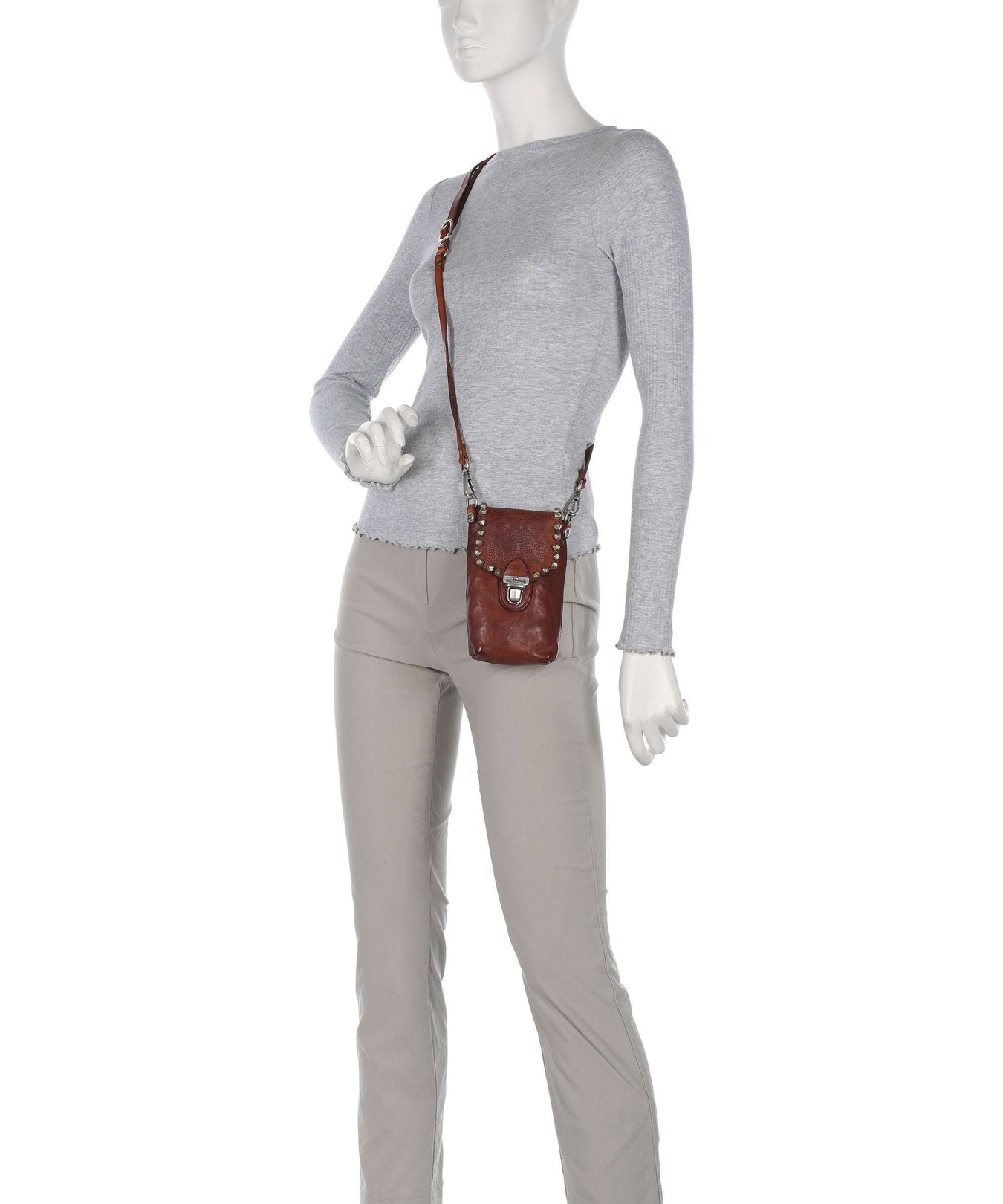 Campomaggi Phone bag cognac