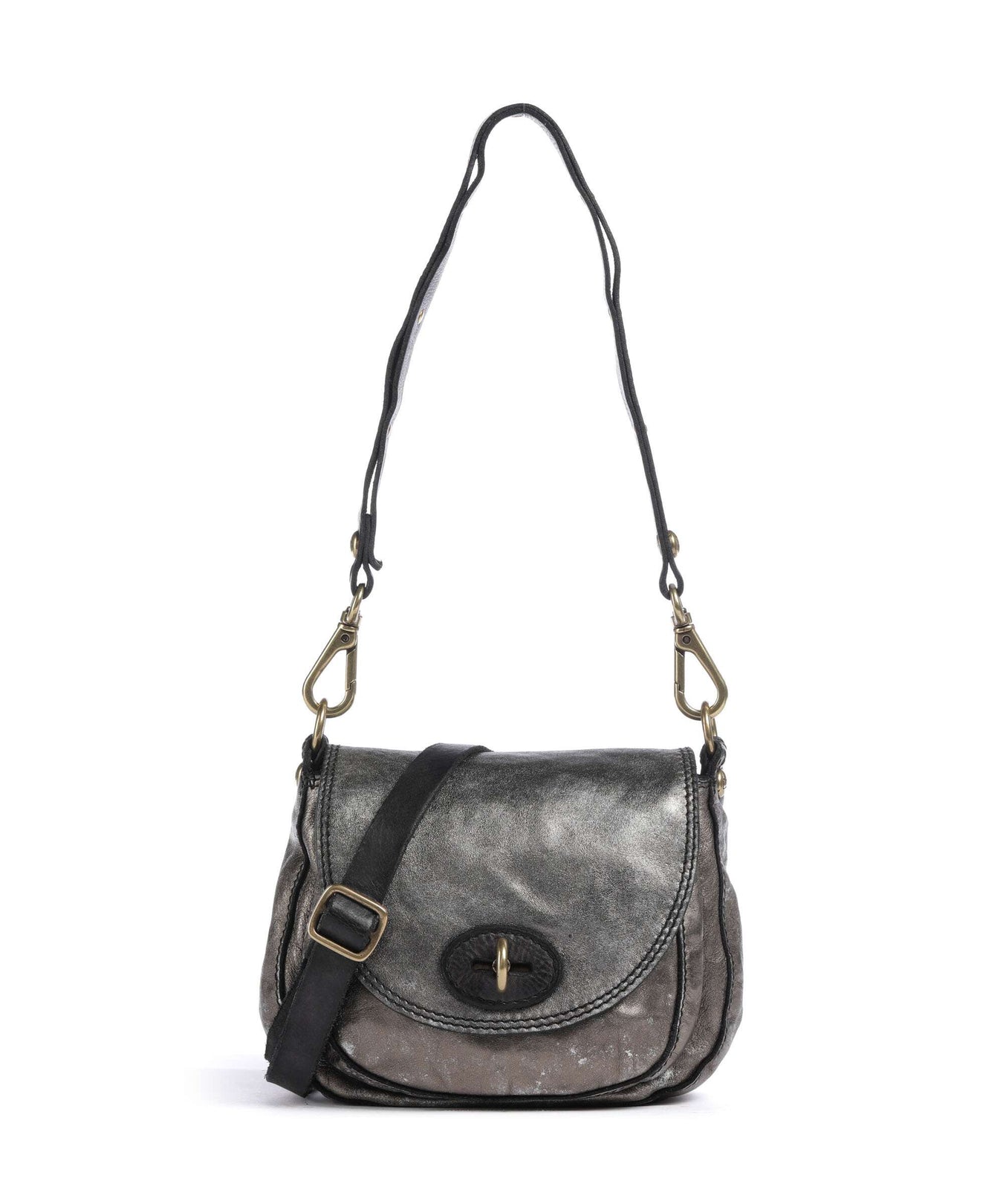 Campomaggi Shoulder bag lead grey
