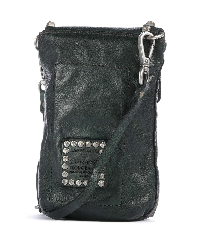 Campomaggi Phone bag green bottle