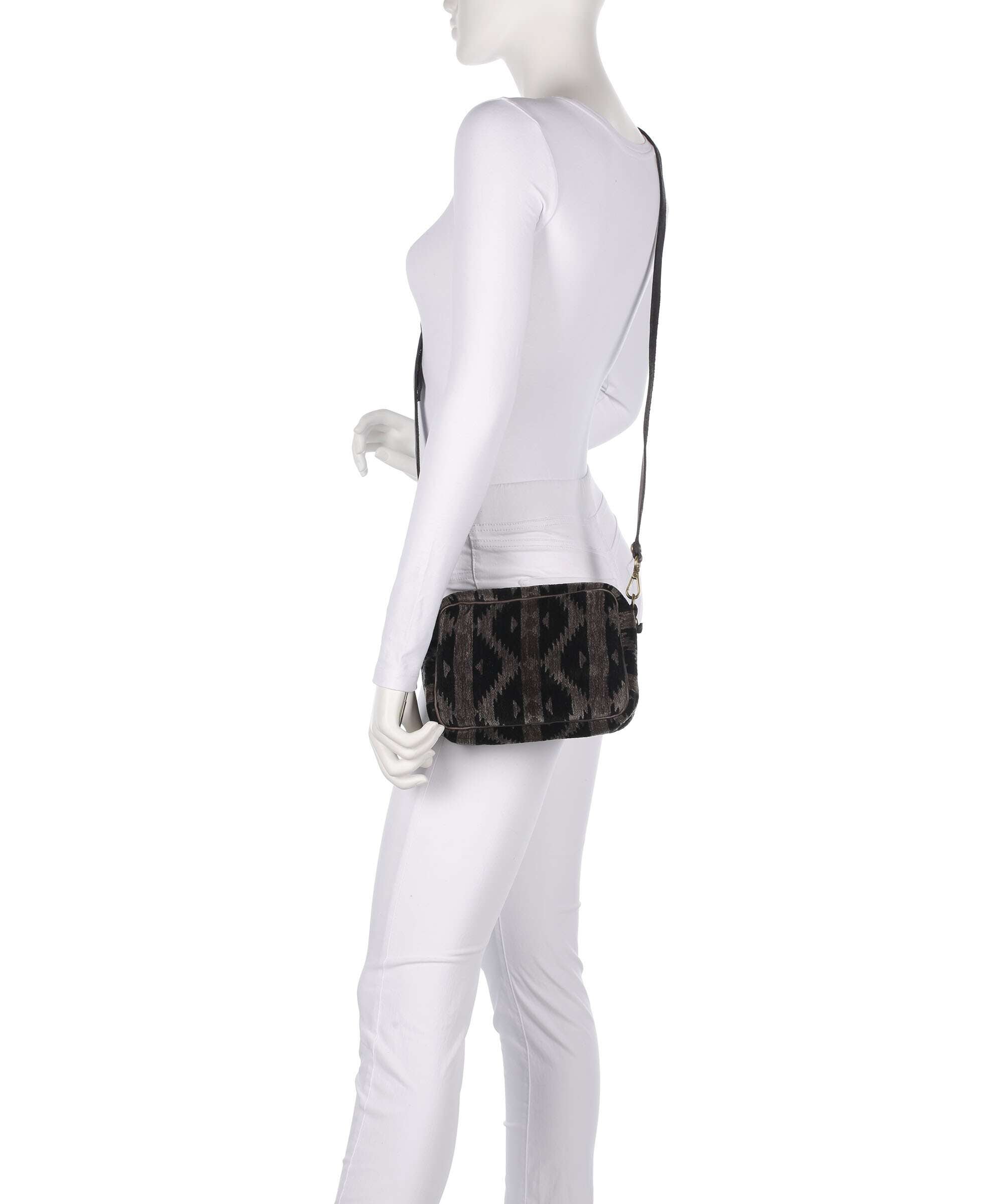 Campomaggi Shoulder bag grigio/panna