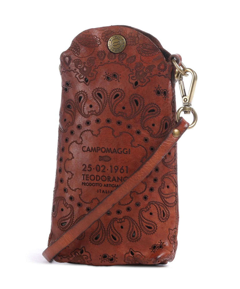Campomaggi Phone bag cognac