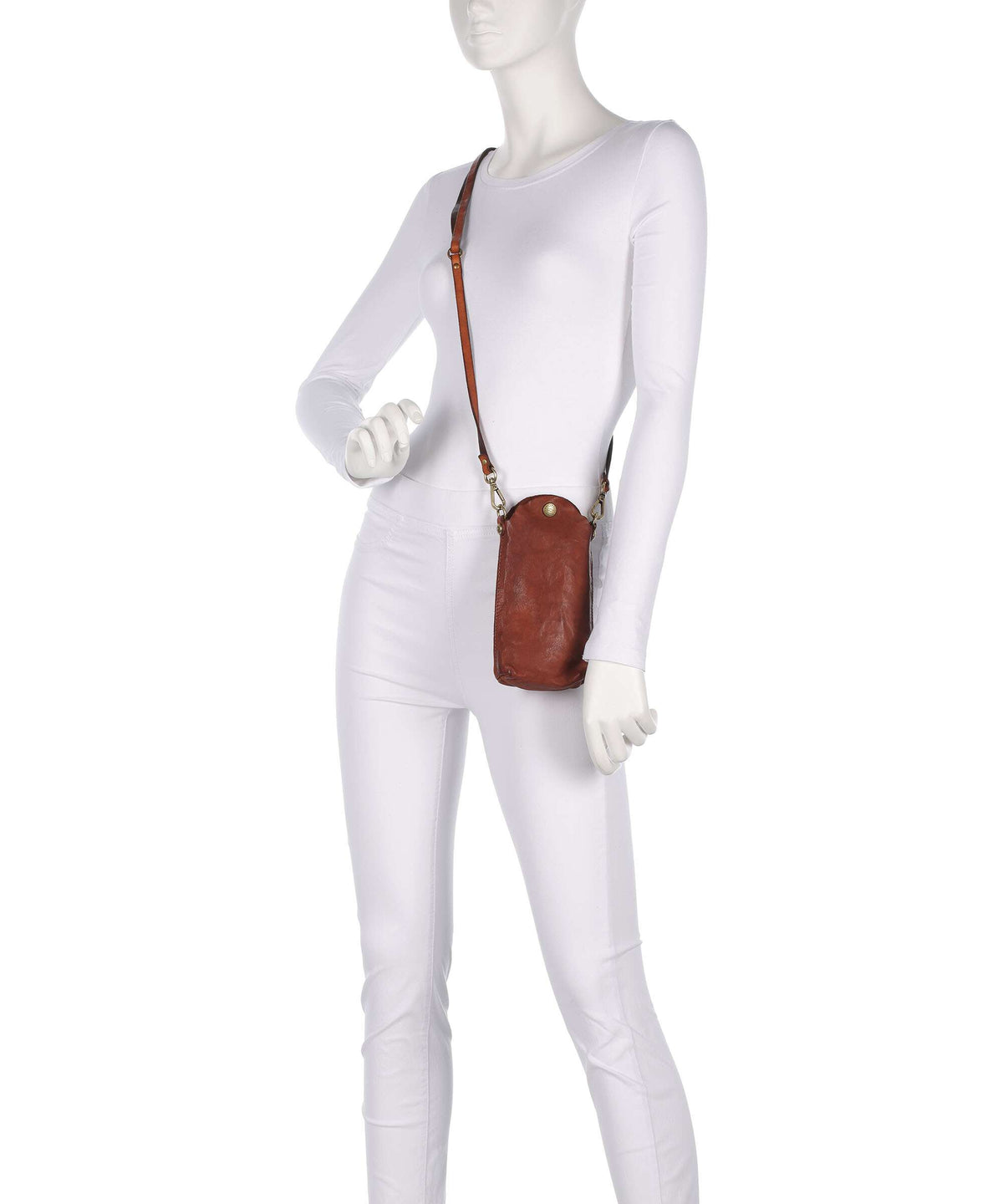 Campomaggi Phone bag cognac