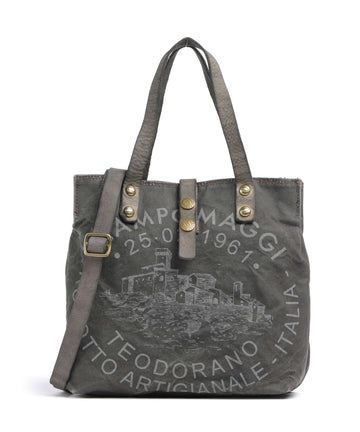 Campomaggi Bolso de mano grigio ghiaccio