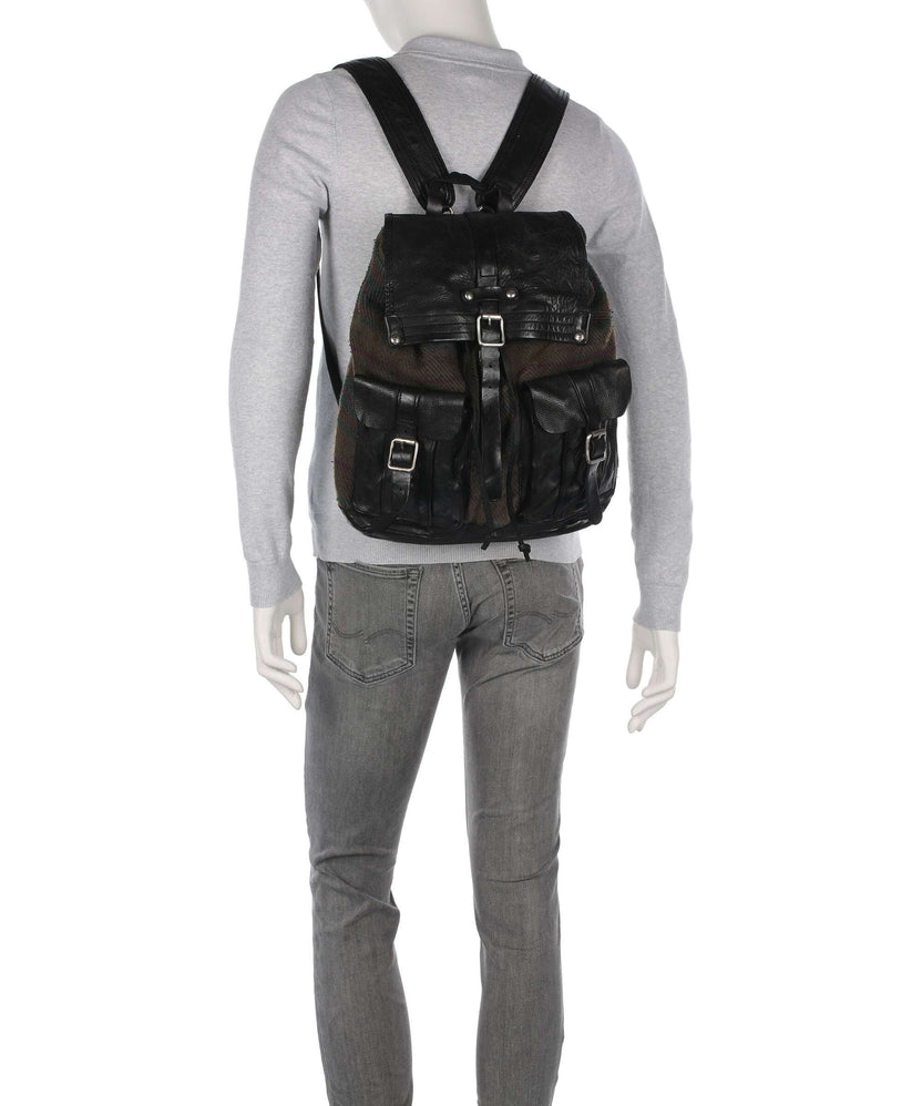 Campomaggi Backpack scozzese fuxia/nero