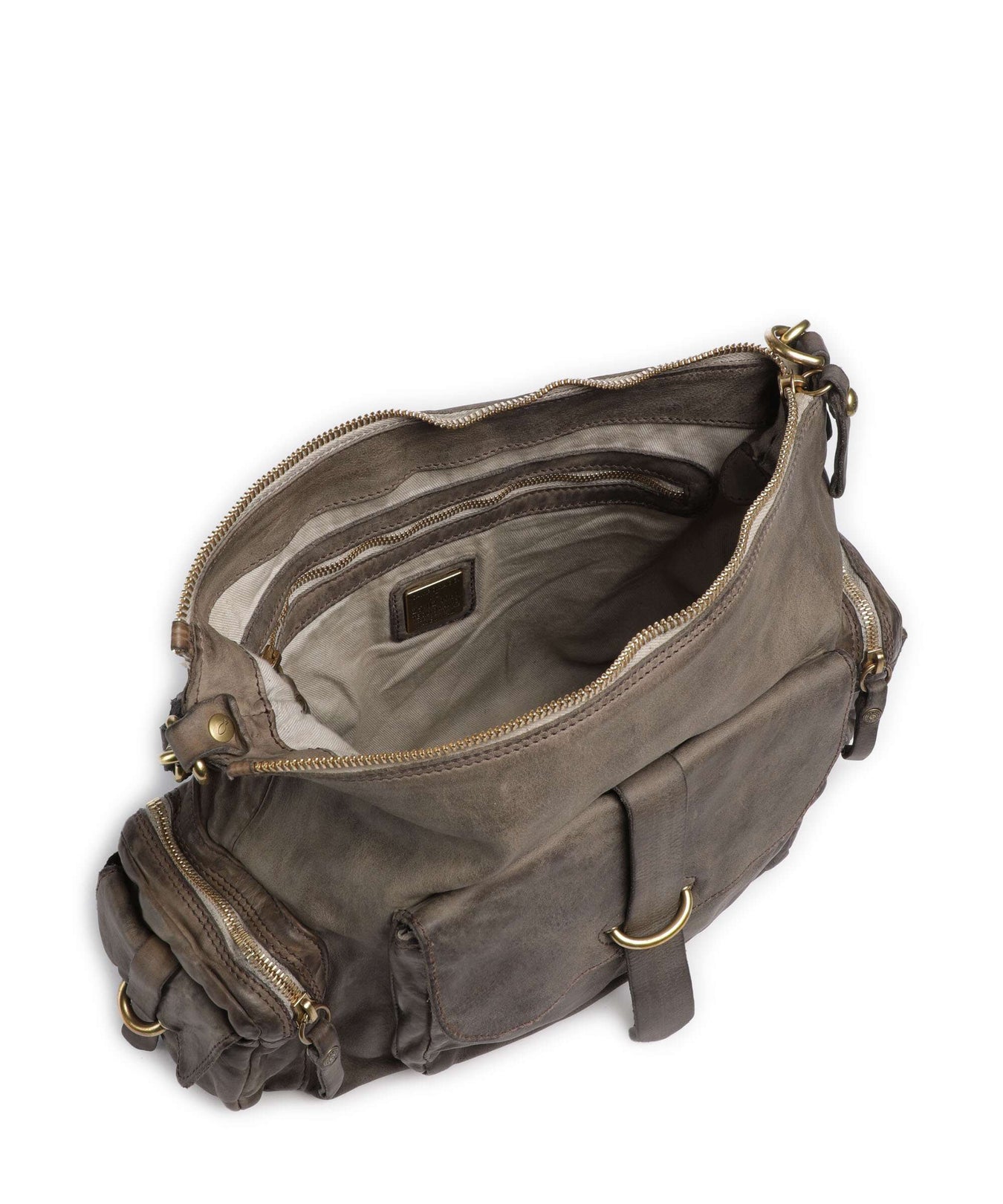 Campomaggi Hobo bag cemento