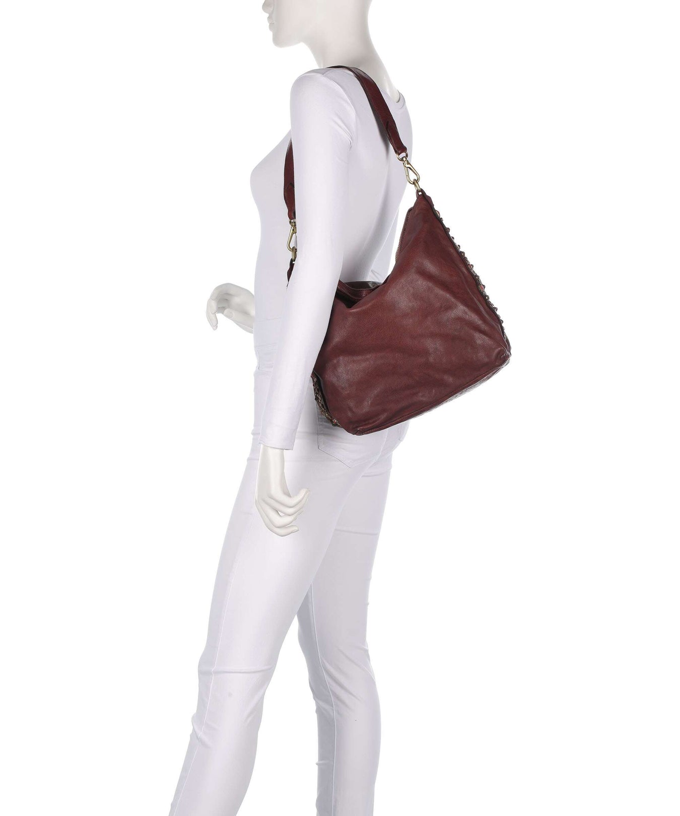 Campomaggi Hobo bag borgogna