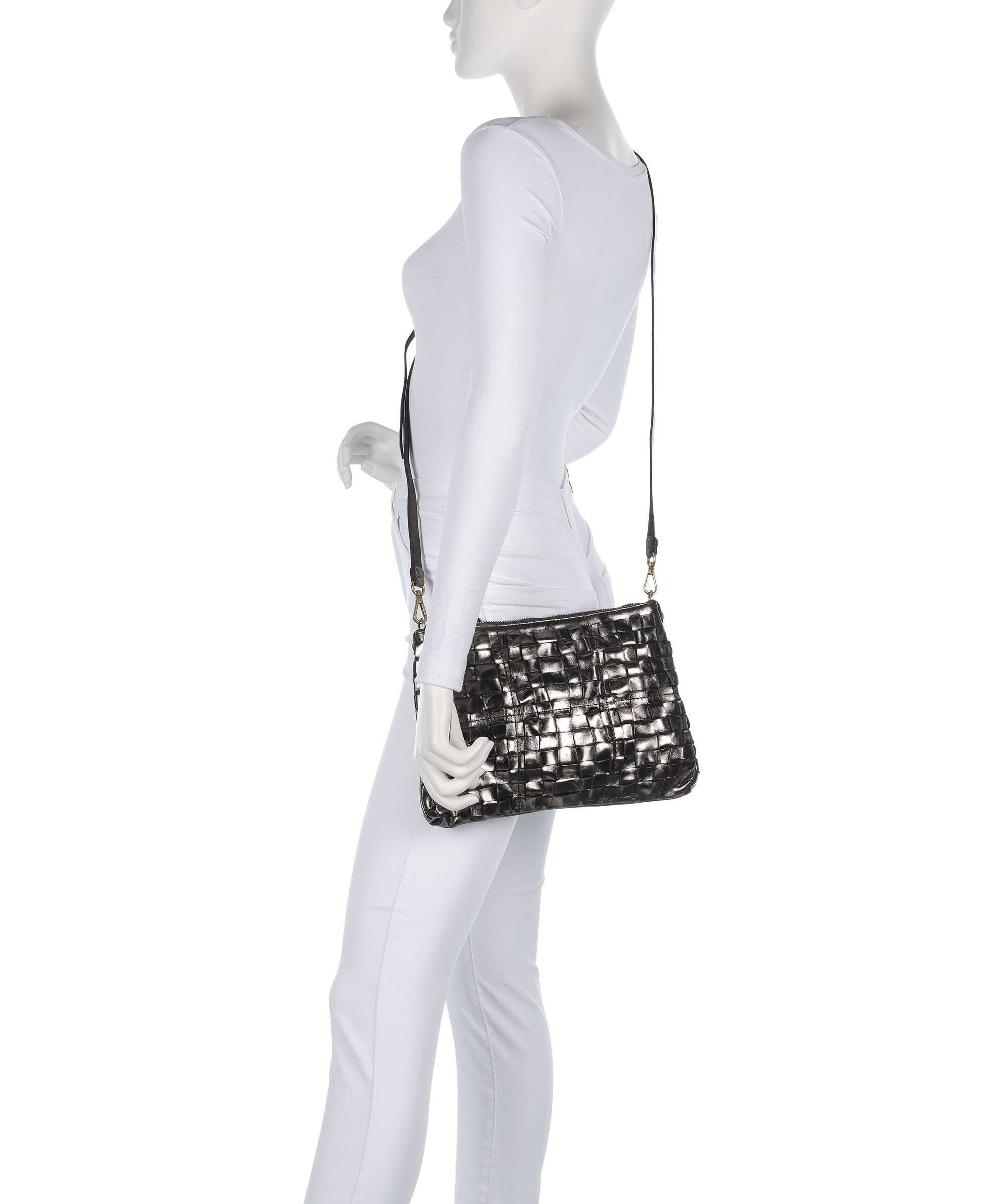 Campomaggi Shoulder bag lead grey