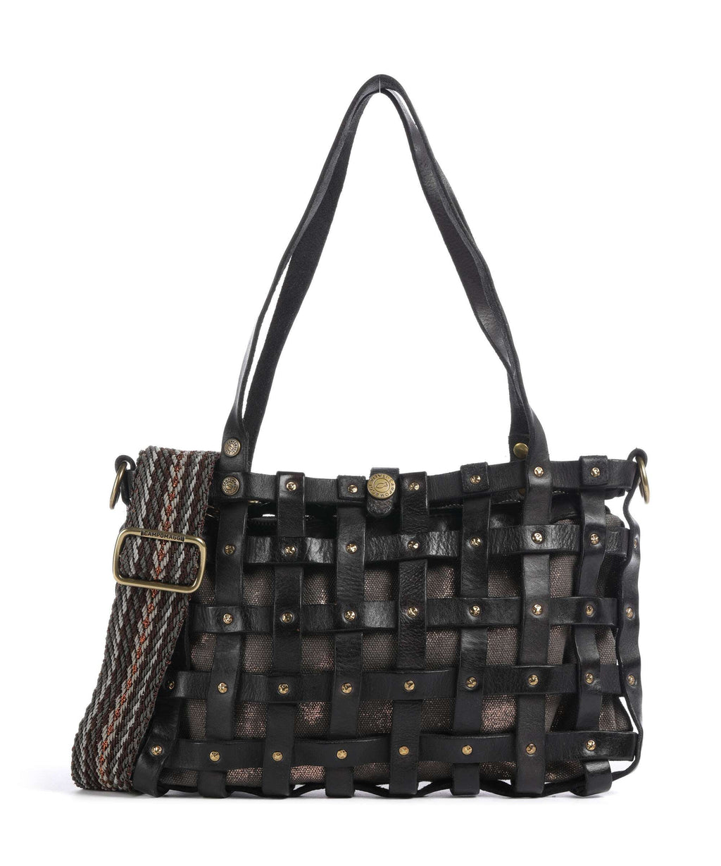 Campomaggi Shoulder bag grey/bronze