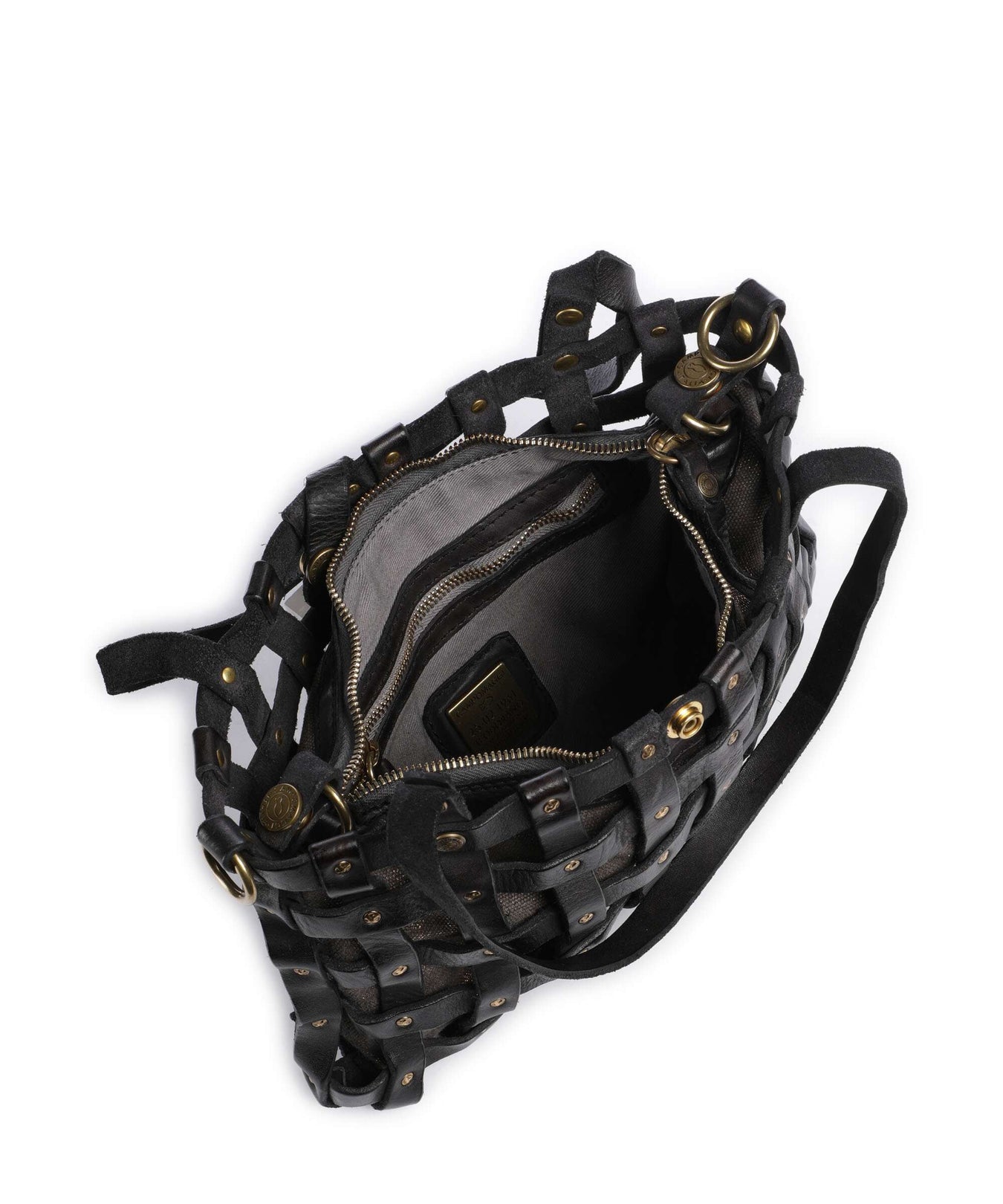 Campomaggi Shoulder bag grey/bronze