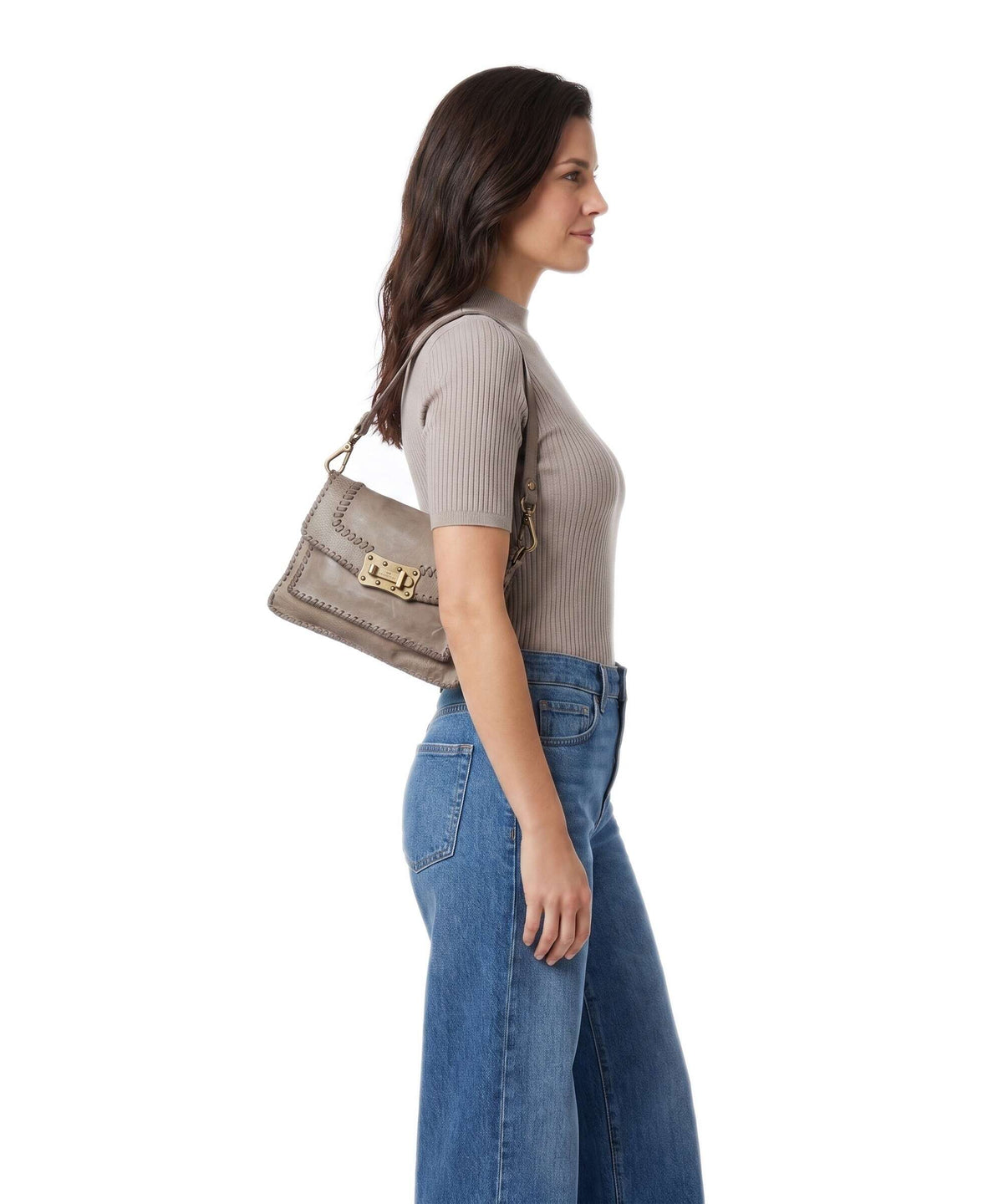 Campomaggi Shoulder bag cement
